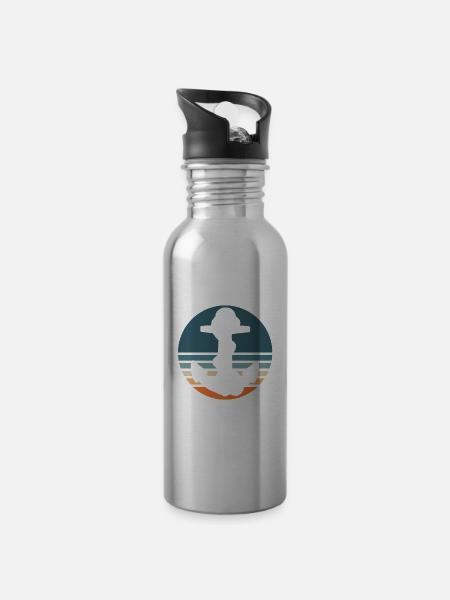 Scharbeutz Ostsee Scharbeutzer Urlaub - Trinkflasche mit integriertem Trinkhalm -