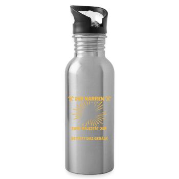Dachdecker Dachspengler Dachklempner - Trinkflasche mit integriertem Trinkhalm - Lightsilver - Rechts
