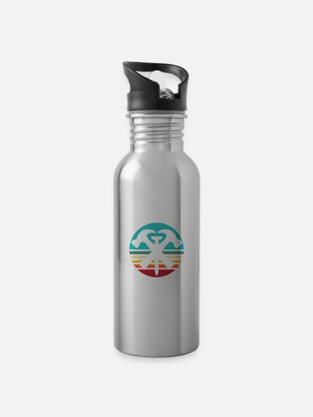 Dachdecker Dachspengler Dachklempner - Trinkflasche mit integriertem Trinkhalm -