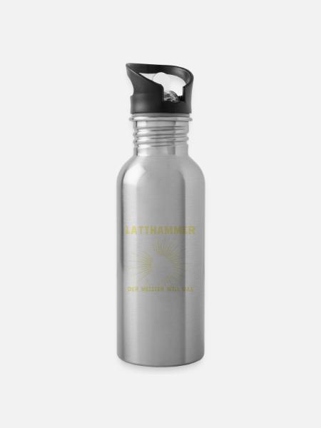 Dachdecker Dachspengler Dachklempner - Trinkflasche mit integriertem Trinkhalm -