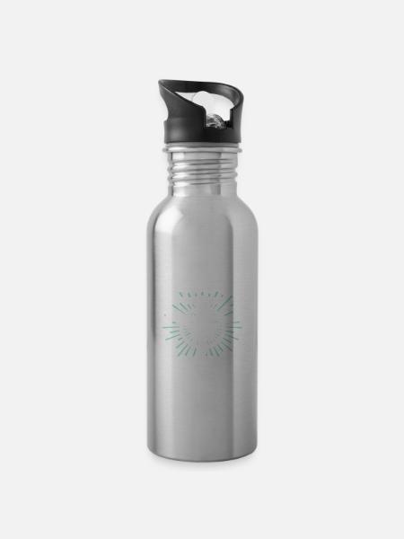 Spengler Sprüche Spengeln Bauspengler - Trinkflasche mit integriertem Trinkhalm -