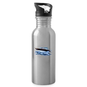 Captain Boat Captain - Water bottle with straw - silver - Right