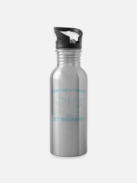 Bremerhaven Bremerhavener - Trinkflasche mit integriertem Trinkhalm -