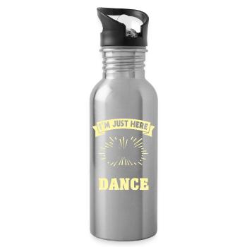 Line Dancer Line Dancing - Trinkflasche mit integriertem Trinkhalm - Lightsilver - Rechts