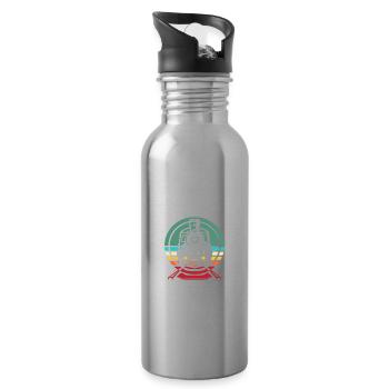 Modelleisenbahn Spur G Gartenbahn - Trinkflasche mit integriertem Trinkhalm - Lightsilver - Rechts