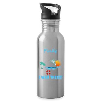Kreuzfahrt 2023 Kreuzfahrtschiff - Trinkflasche mit integriertem Trinkhalm - Lightsilver - Rechts