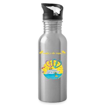 Cruise Marriage - Water bottle with straw - silver - Right