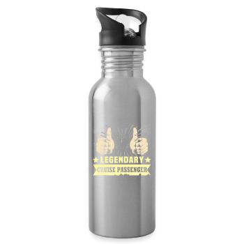 Cruise Ship Cruise - Water bottle with straw - silver - Right
