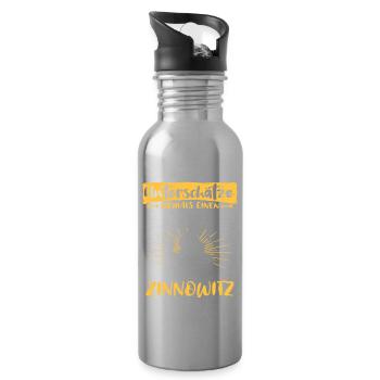 Ebike Zinnowitz Ebiking Zinnowitzer E-Biker - Trinkflasche mit integriertem Trinkhalm - Lightsilver - Rechts