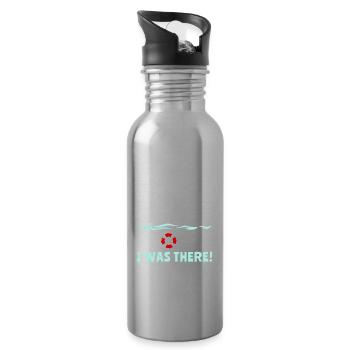 Kreuzfahrt 2024 Kreuzfahrtschiff - Trinkflasche mit integriertem Trinkhalm - Lightsilver - Rechts