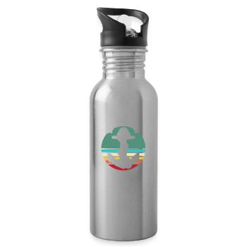 Boltenhagen Urlaub - Trinkflasche mit integriertem Trinkhalm - Lightsilver - Rechts