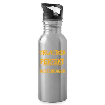 Boltenhagen Urlaub - Trinkflasche mit integriertem Trinkhalm - Lightsilver - Rechts