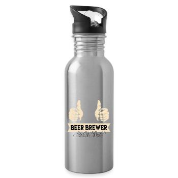 Legendary Beer Brewer - Water bottle with straw - silver - Right