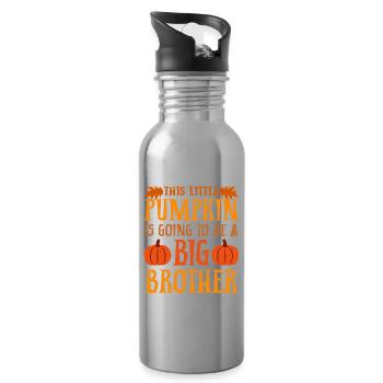 Halloween - Water bottle with straw - silver - Right
