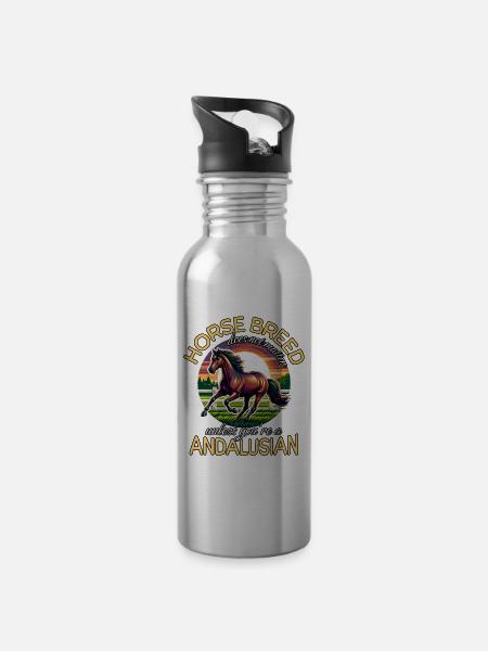 Andalusian Andalusier - Trinkflasche mit integriertem Trinkhalm -