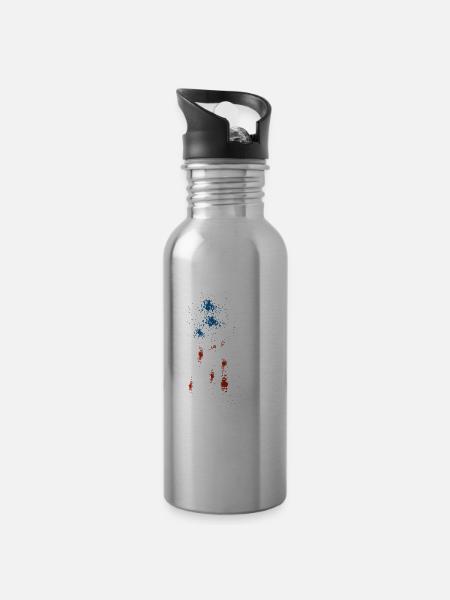 Sarkastischer Alter Mann - Trinkflasche mit integriertem Trinkhalm -