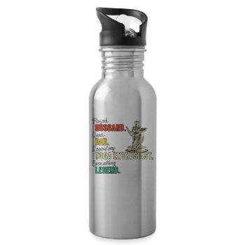Toga Papa - Water bottle with straw - silver - Right
