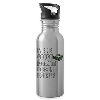 Speak Couch Body - Water bottle with straw - silver - Right
