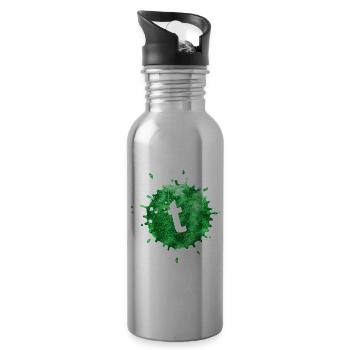 fleck vert t - Gourde avec paille intégrée - argent clair - Droite