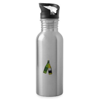 Tornado entzünden Mallorca Bier - Trinkflasche mit integriertem Trinkhalm - Lightsilver - Rechts