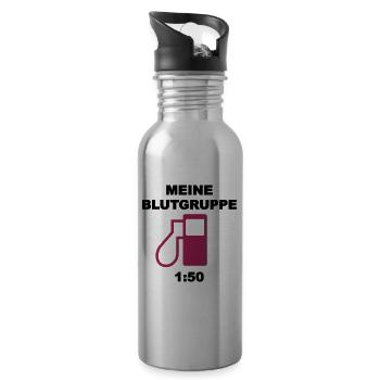 1:50 Zweitakter - Trinkflasche mit integriertem Trinkhalm - Lightsilver - Rechts