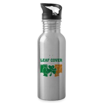 Ireland Irish Irish Flag Irish St Patricks Day - Water bottle with straw - silver - Right