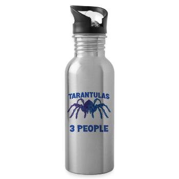 Tarantula - Water bottle with straw - silver - Right