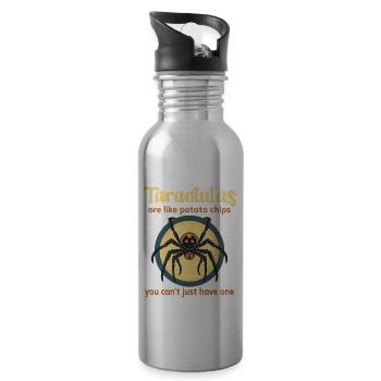 Tarantula - Water bottle with straw - silver - Right