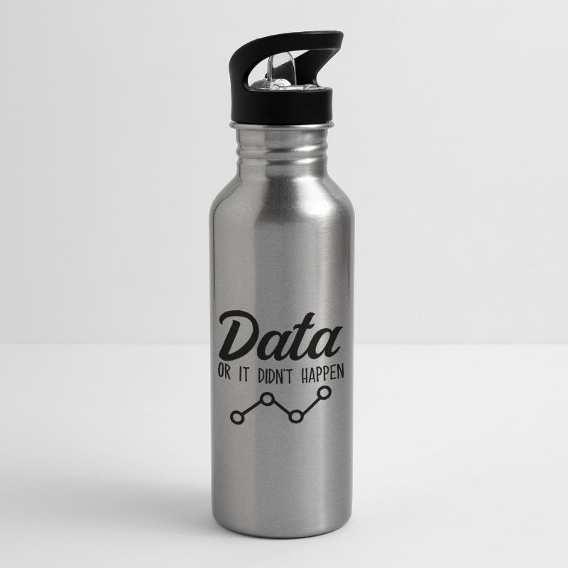 Daten oder es ist nicht passiert Data Analyst Data Tees Trinkflasche mit integriertem Trinkhalm