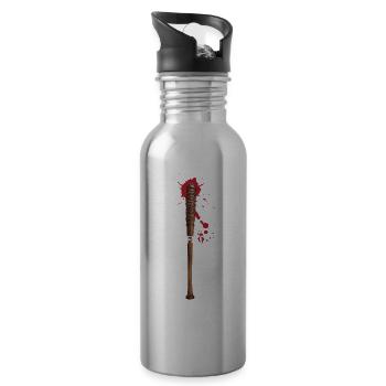 zombies - Gourde avec paille intégrée - argent clair - Droite