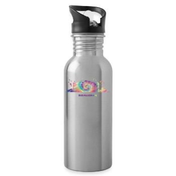 Birminghamer Skyline Birmingham - Water bottle with straw - silver - Right