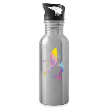 Wing Foil Wingsurfing Man Foil Wing - Gourde avec paille intégrée - argent clair - Droite