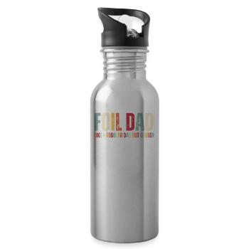 Foil Dad Wing Foil Wingsurfing Foil Wing - Water bottle with straw - silver - Right