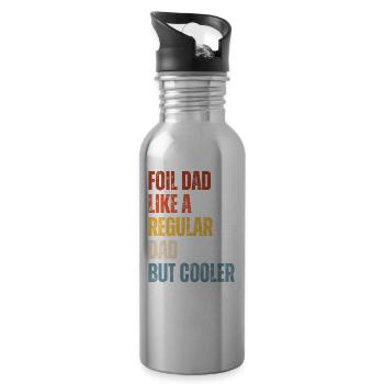 Foil Dad Wing Foil Wingsurfing Foil Wing - Water bottle with straw - silver - Right
