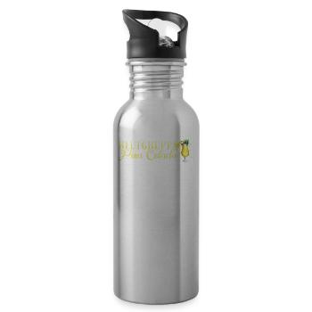 Blutgruppe Pina Colada Barkeeper - Trinkflasche mit integriertem Trinkhalm - Lightsilver - Rechts