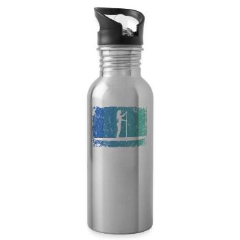 Stand Up Paddling Stand Up Board Sup - Trinkflasche mit integriertem Trinkhalm - Lightsilver - Rechts
