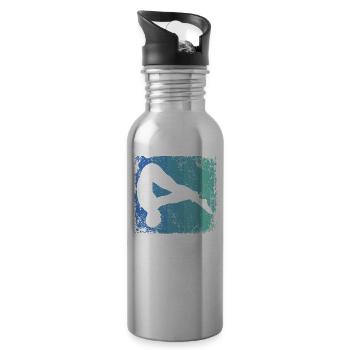Synchronized Water Diver High Diver - Water bottle with straw - silver - Right