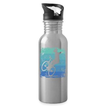 Artistic Cycling Artistic Cyclist - Water bottle with straw - silver - Right