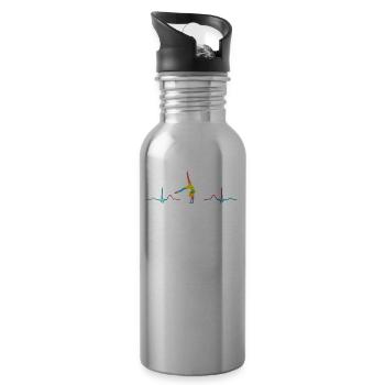 Gymnastik Ekg Boden Rhythmische Gymnastik - Trinkflasche mit integriertem Trinkhalm - Lightsilver - Rechts