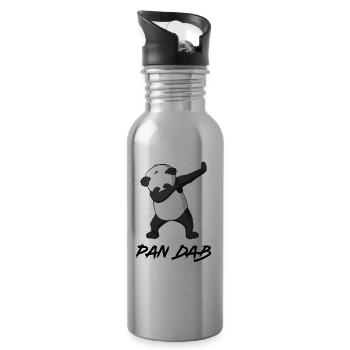 Panda Dance DAB - Gourde avec paille intégrée - argent clair - Droite