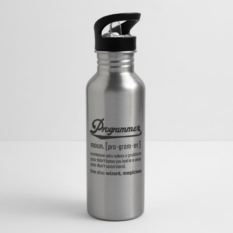 Programmer programmer noun noun definition Water bottle with straw