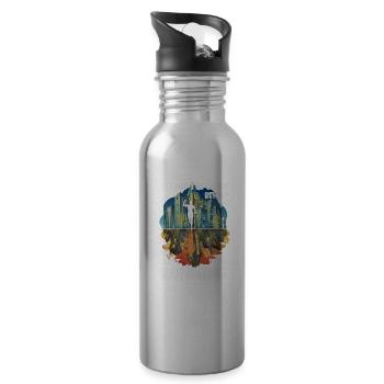 Chaos Marathon, Trailrunning - Trinkflasche mit integriertem Trinkhalm - Lightsilver - Rechts