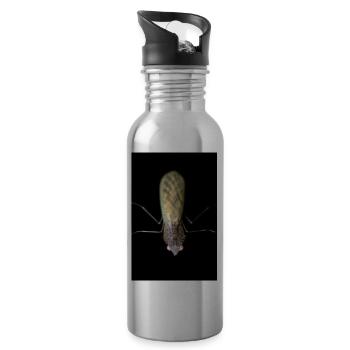Sinomantis denticulata adult - Trinkflasche mit integriertem Trinkhalm - Lightsilver - Rechts