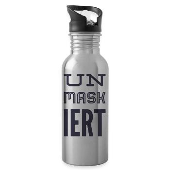 UN MASKED - Unmasked - Unmasked. NEW HIT! - Water bottle with straw - silver - Right