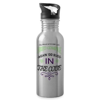 c sharp programming - Trinkflasche mit integriertem Trinkhalm - Lightsilver - Rechts