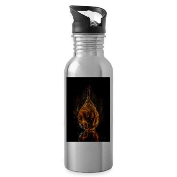 Drop fire 7 - Water bottle with straw - silver - Right