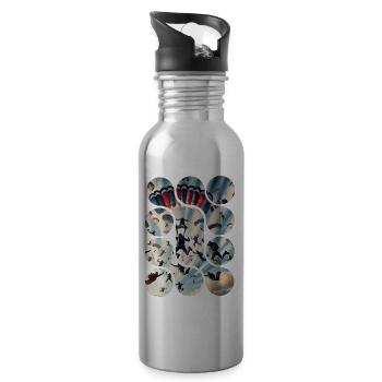 Air Descent - Water bottle with straw - silver - Right