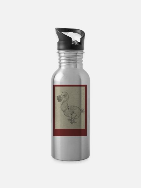 240527 Dodo 2 - Trinkflasche mit integriertem Trinkhalm - Lightsilver