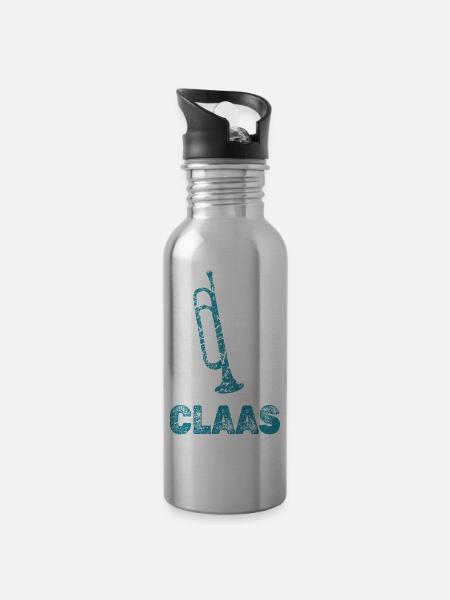 Claas - Gourde avec paille intégrée - argent clair