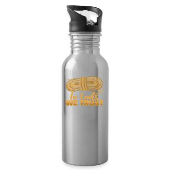Boy Scout Funny - Water bottle with straw - silver - Right